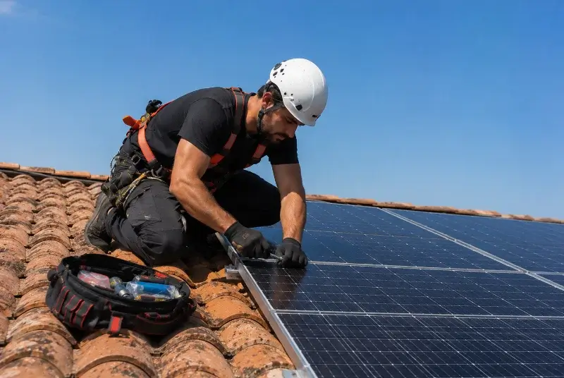 Maintenance et monitoring de panneaux solaires à Échirolles